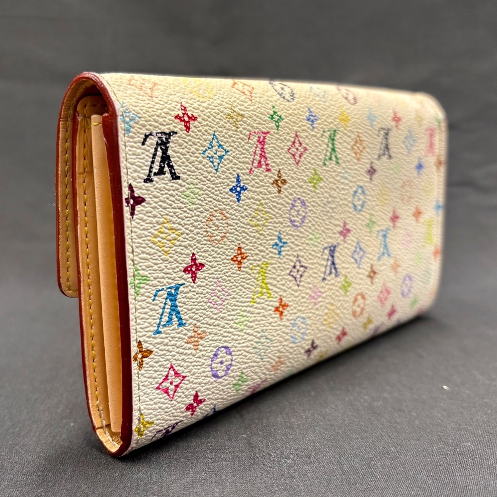 Louis Vuitton Murakami Sarah Wallet Multicolor Monogram Canvas - Picture 9 of 13